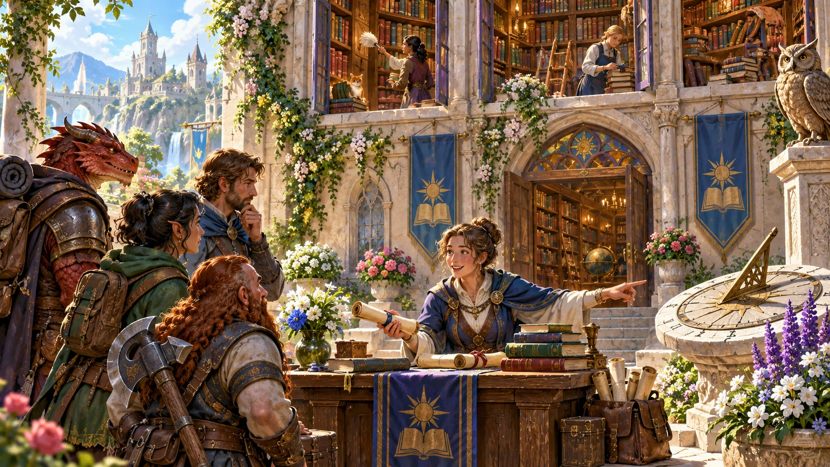 A library inventory offers practical alternatives and a certain reopening time